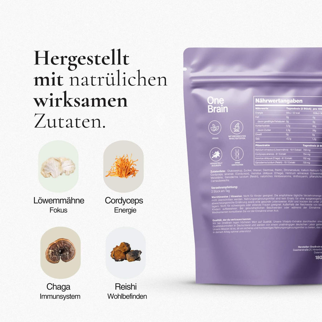 OneBrain Vitalpilz Gummies
